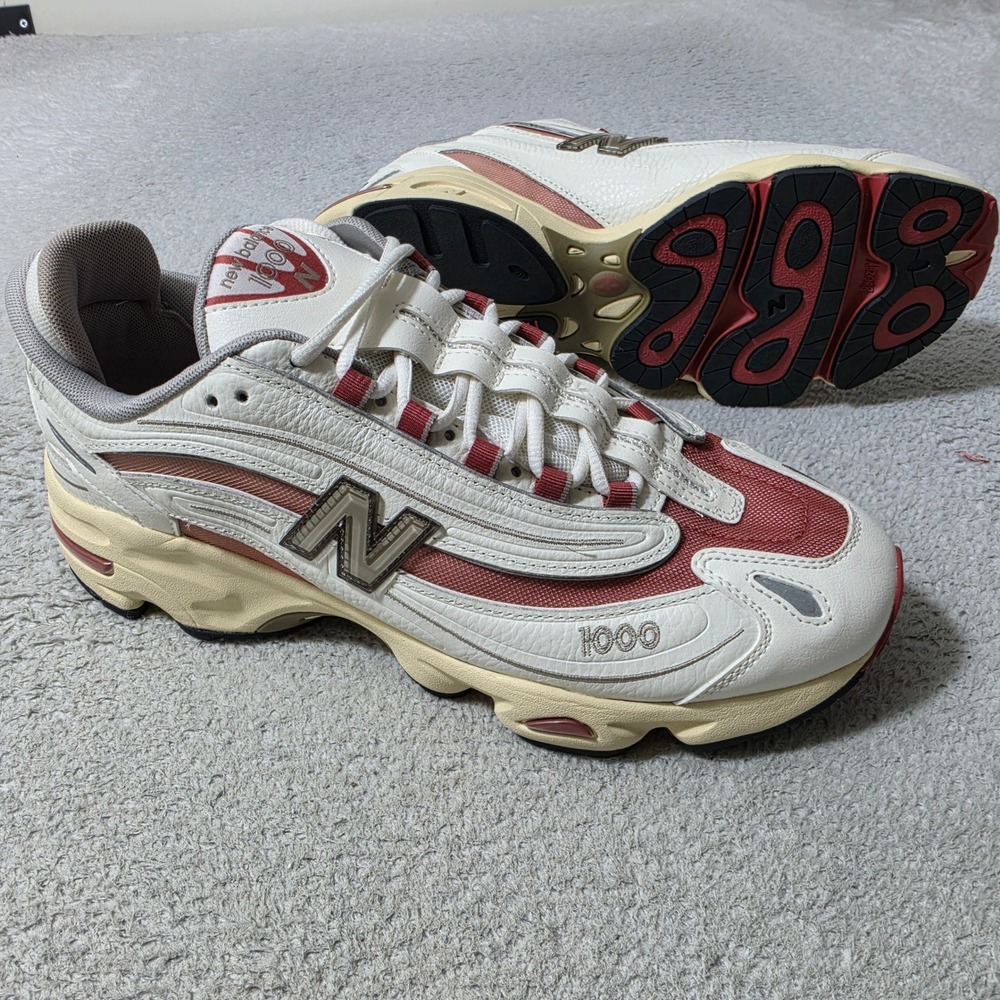 NEW New Balance 1000 Sneakers Men 12 White Angora Moonrock M1000CB Retro Running